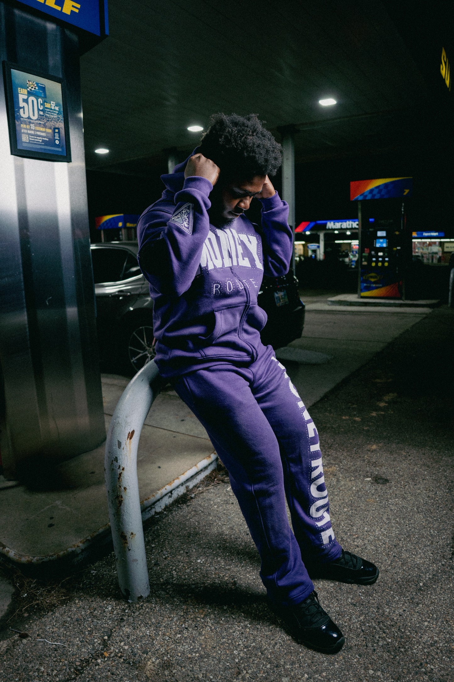 “Midnight Runner” Money Route Sweatsuit