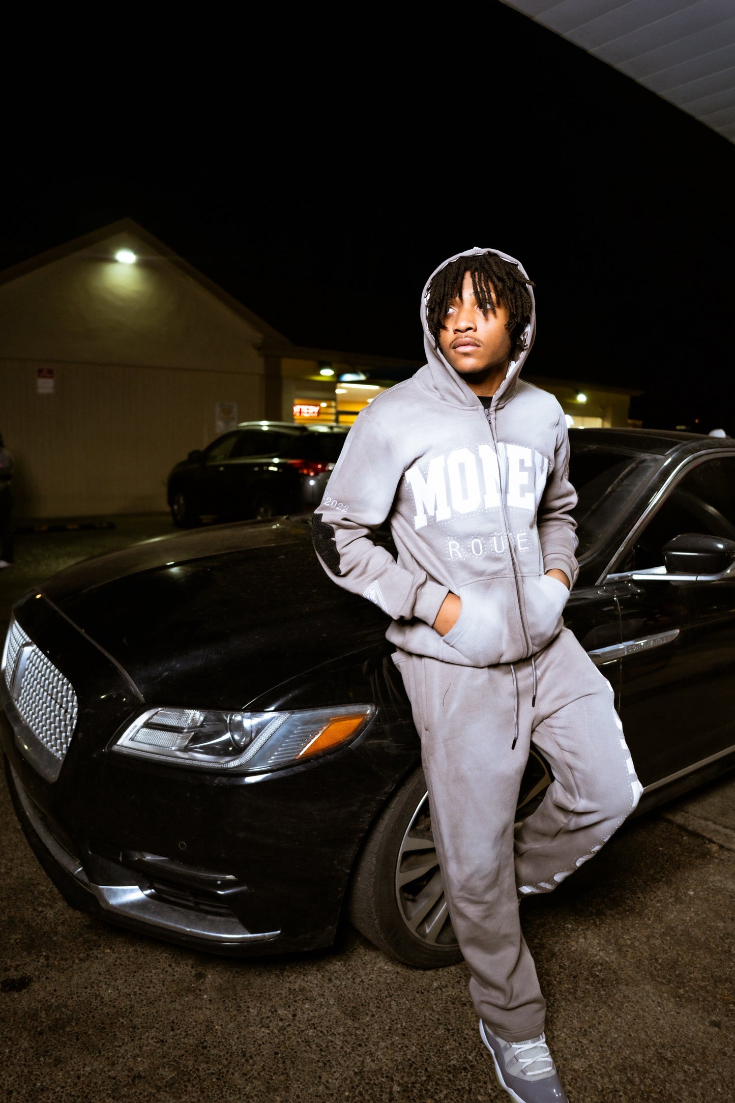 “Viper Grey” MoneyRoute SweatSuit