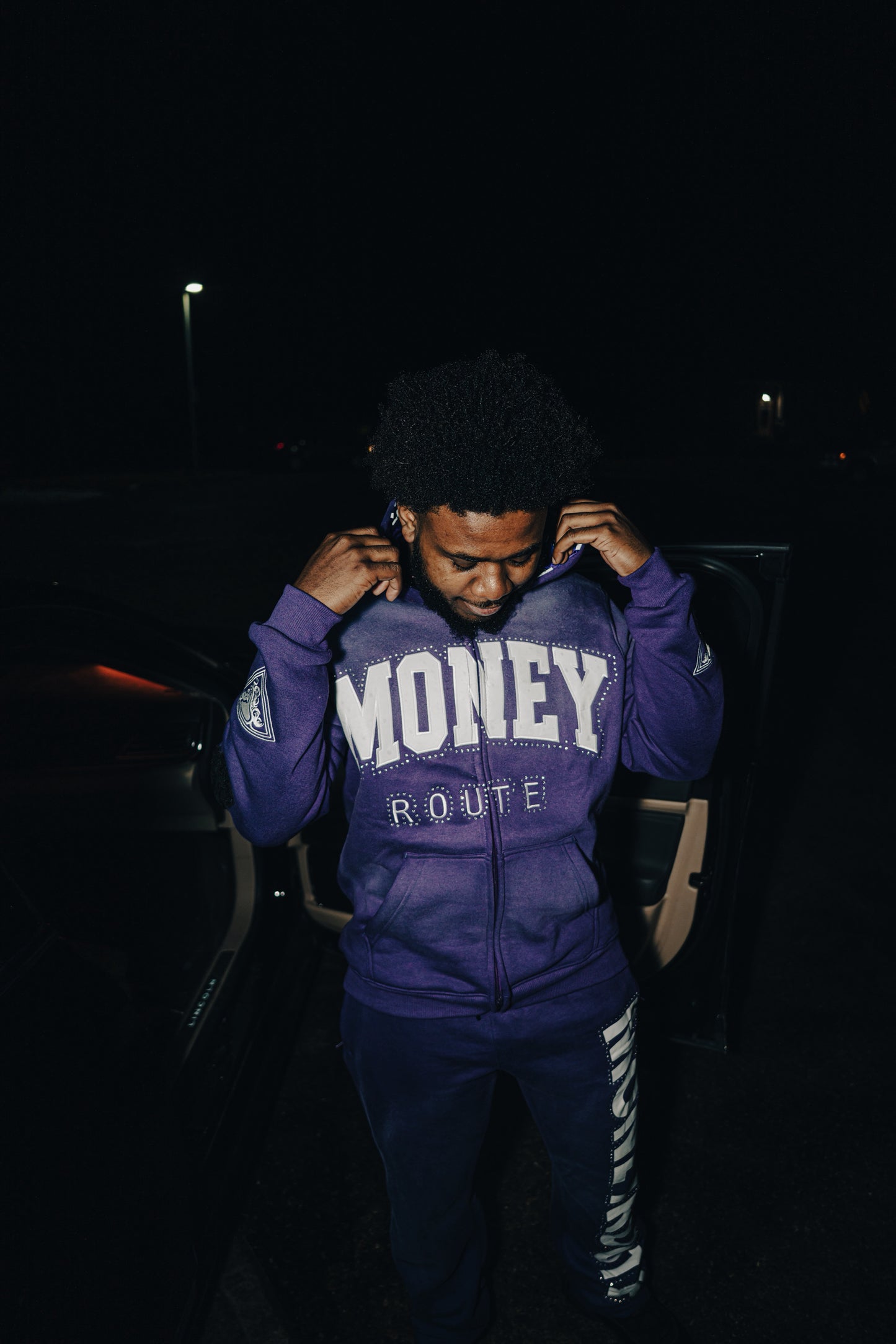 “Midnight Runner” Money Route Sweatsuit