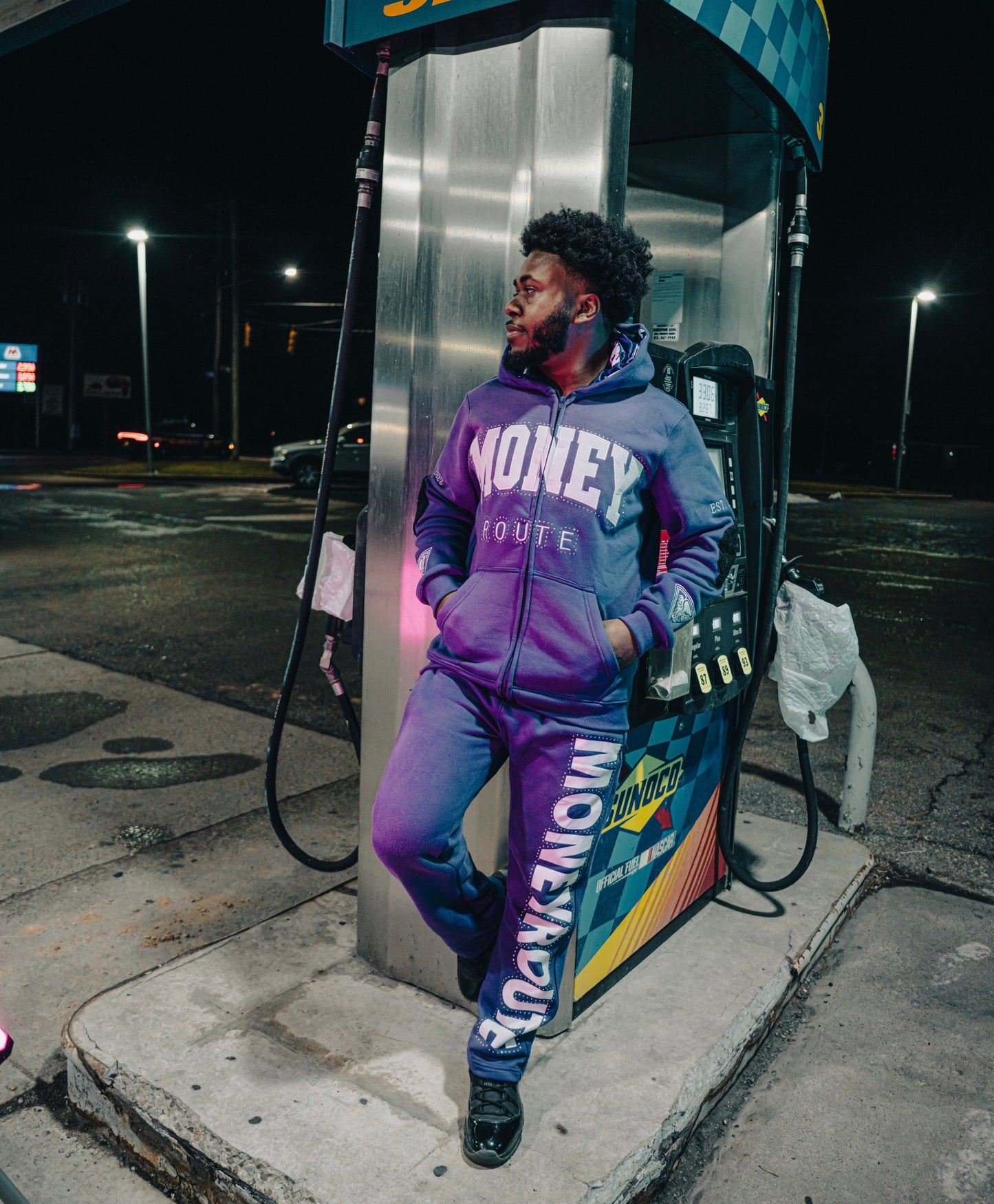 “Midnight Runner” Money Route Sweatsuit
